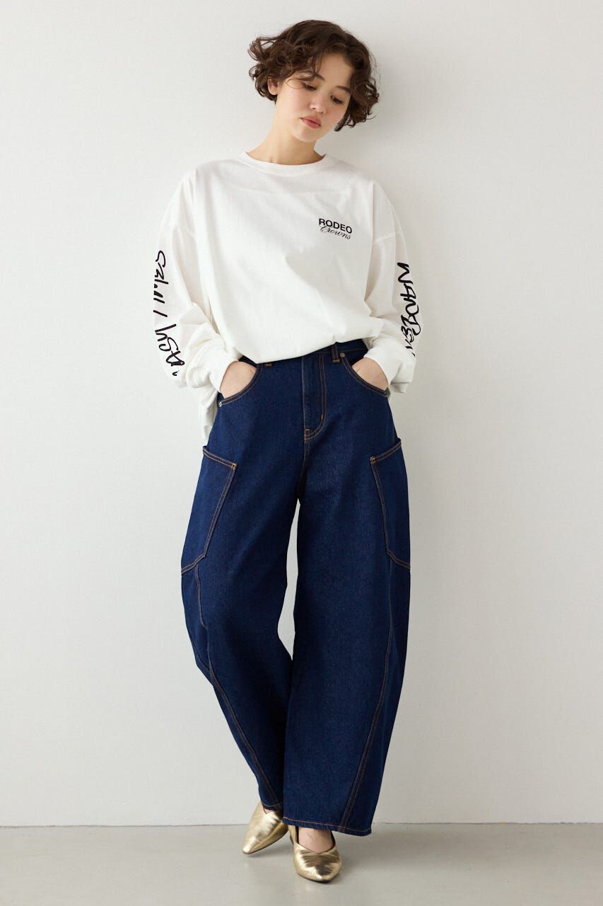 RODEO CROWNS「ビッグポケットバルーンデニム」|デニム|