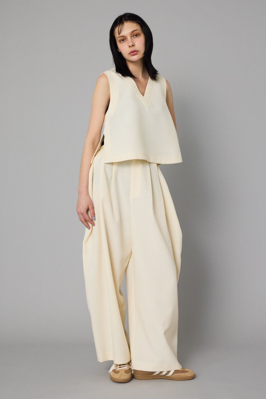 HeRIN.CYE「V neck vest」|ダウンベスト・ベスト|