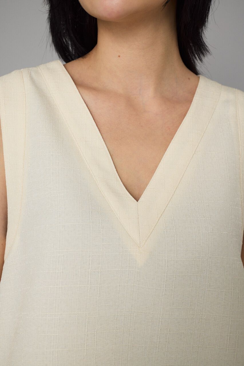 HeRIN.CYE「V neck vest」|ダウンベスト・ベスト|