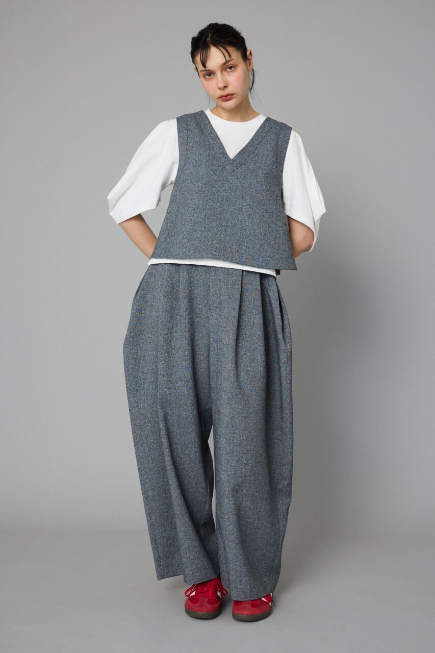 HeRIN.CYE「V neck vest」|ダウンベスト・ベスト|