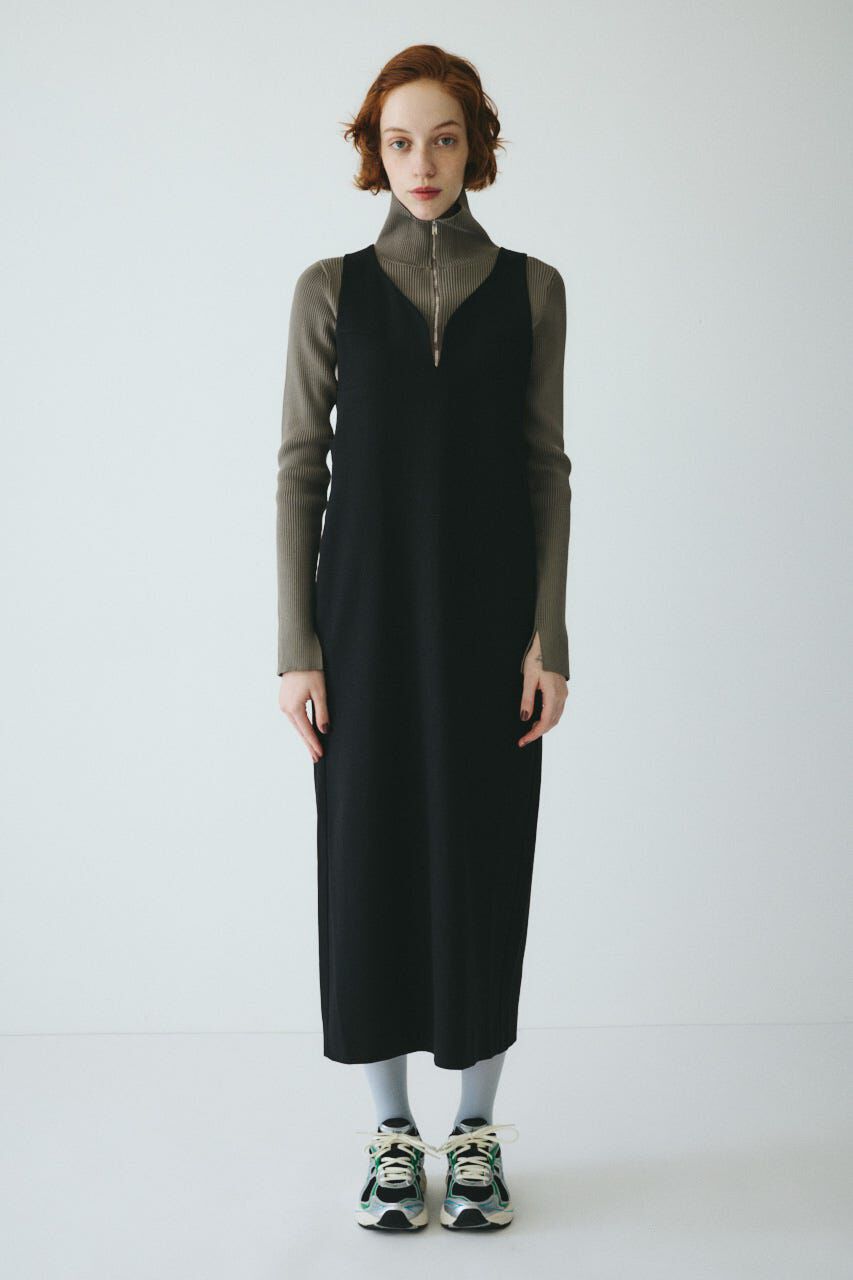 HeRIN.CYE「V neck long dress」|ワンピース|BLK