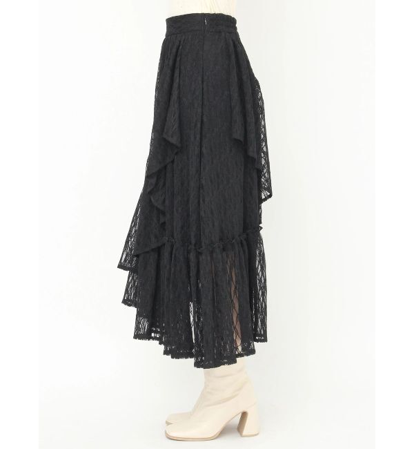 CALNAMUR「アシメフリルスカート」|スカート|