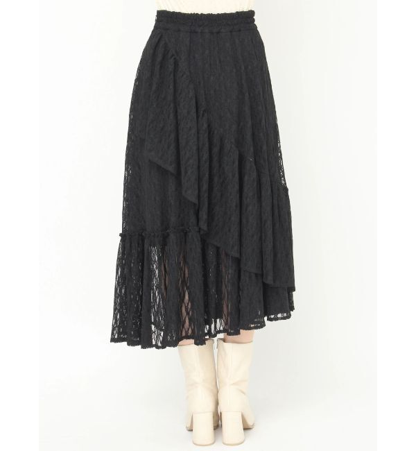 CALNAMUR「アシメフリルスカート」|スカート|