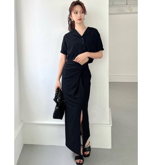 RESEXXY「ツイストクロスロングスカート【セットアップ着用可能】」|スカート|