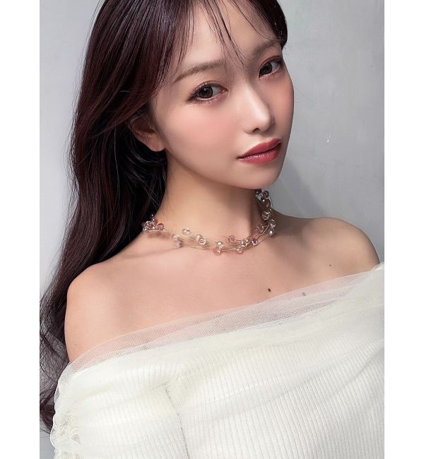 RESEXXY「多連シャイニークリアネックレス」|ネックレス|