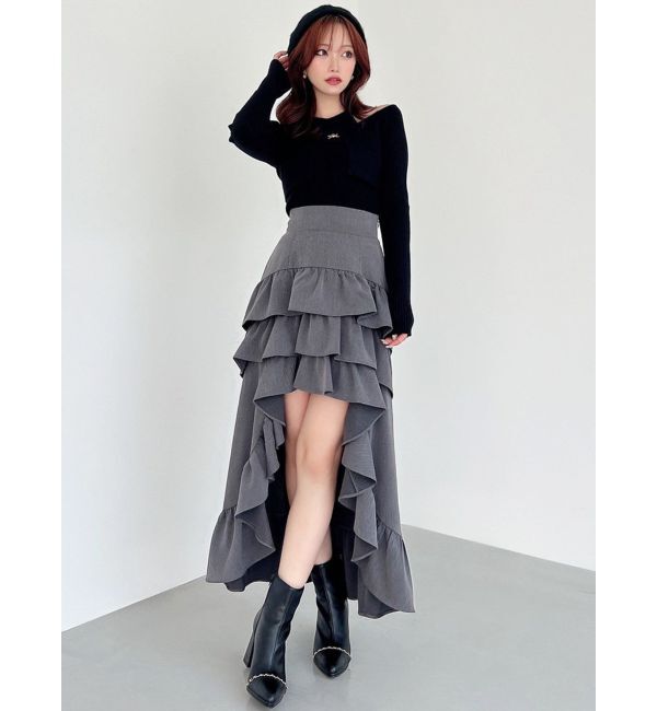 RESEXXY「レイヤードニットトップス」|ニット・セーター|