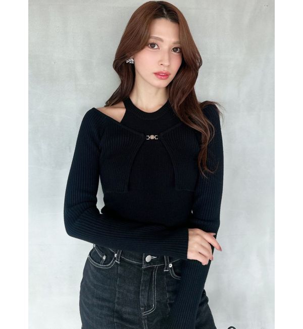 RESEXXY「レイヤードニットトップス」|ニット・セーター|