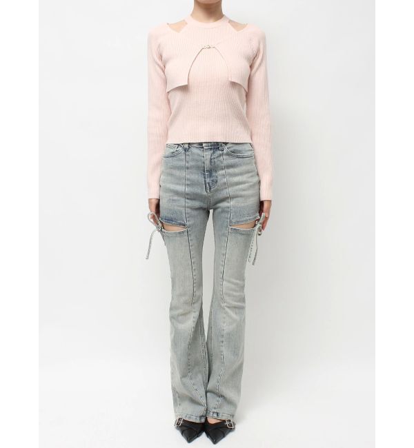 RESEXXY「レイヤードニットトップス」|ニット・セーター|