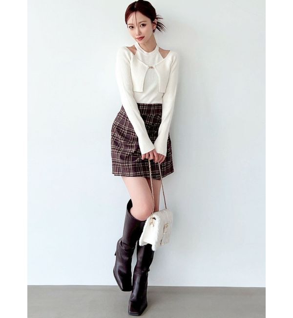 RESEXXY「レイヤードニットトップス」|ニット・セーター|