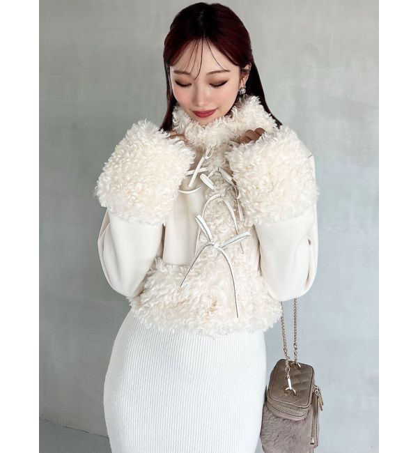 RESEXXY「ポイントフェイクファーブルゾン」|ブルゾン・スタジャン|