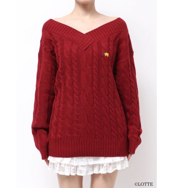 RESEXXY「【Ghana】ケーブルルーズニットチュニック」|ニット・セーター|