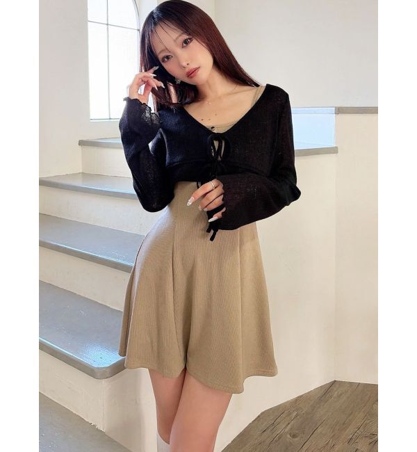 RESEXXY「カットアンサンブルミニワンピース」|ワンピース|