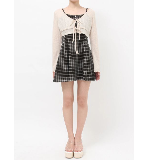 RESEXXY「カットアンサンブルミニワンピース」|ワンピース|