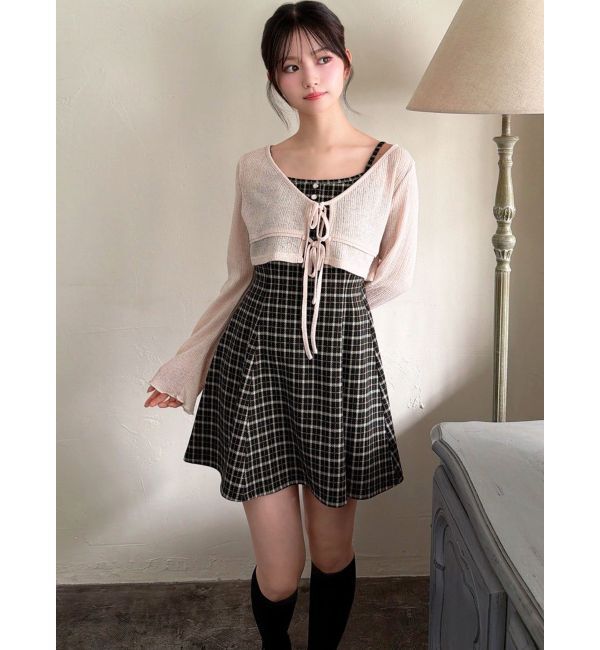 RESEXXY「カットアンサンブルミニワンピース」|ワンピース|