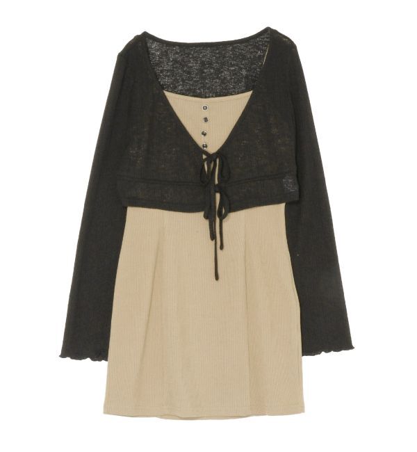 RESEXXY「カットアンサンブルミニワンピース」|ワンピース|