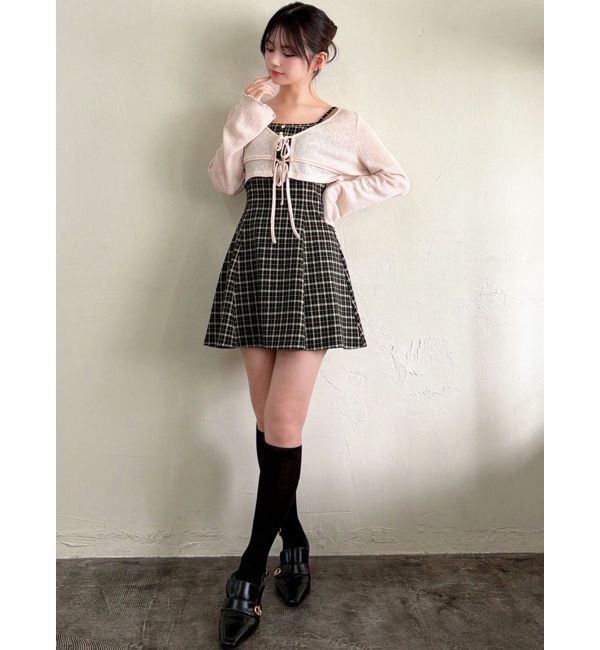 RESEXXY「カットアンサンブルミニワンピース」|ワンピース|