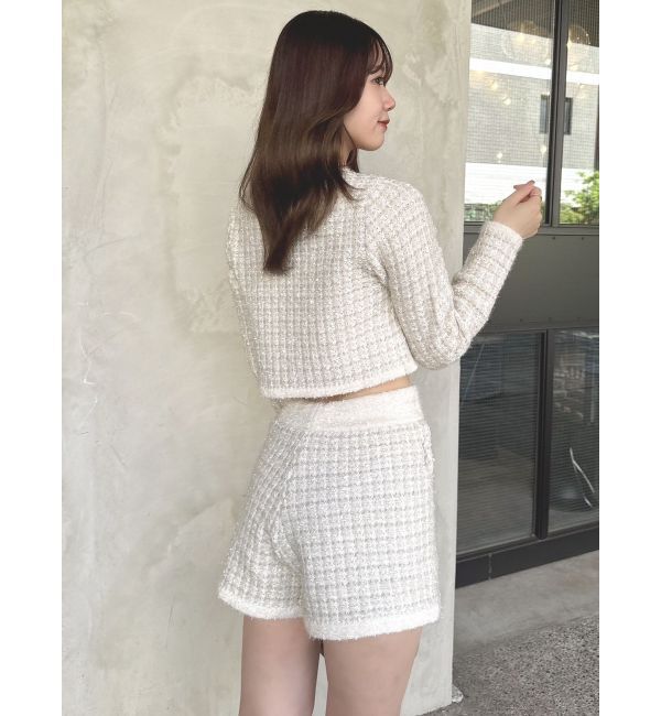 dazzlin「【SETUP】ツイードライクニットパンツ※セットアップ対応」|その他|