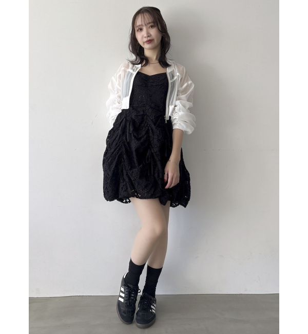 dazzlin「ギャザーリボンミニワンピース」|ワンピース|