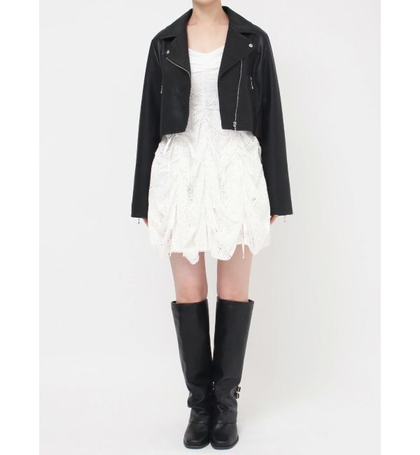 dazzlin「ギャザーリボンミニワンピース」|ワンピース|