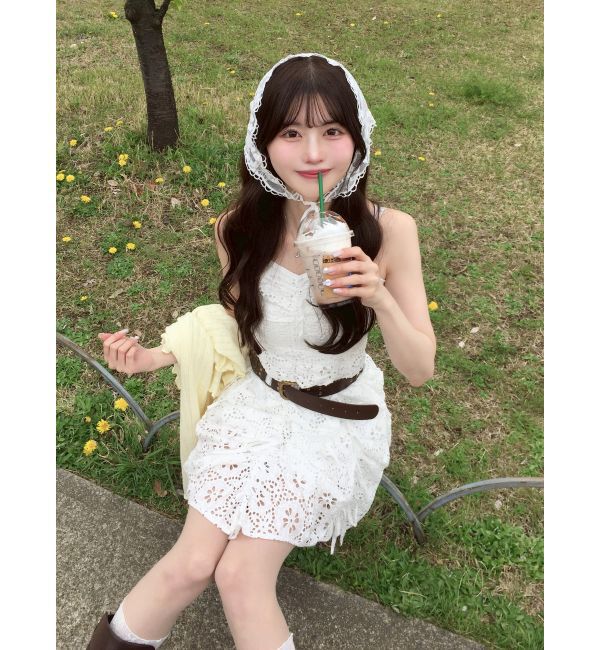 dazzlin「ギャザーリボンミニワンピース」|ワンピース|