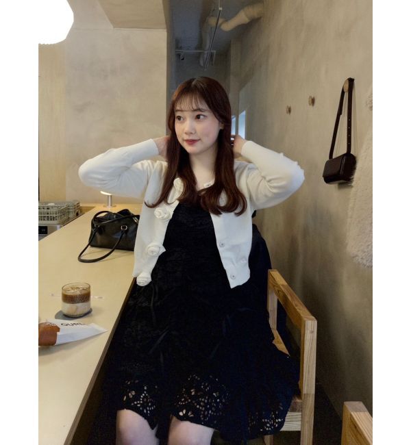 dazzlin「ギャザーリボンミニワンピース」|ワンピース|