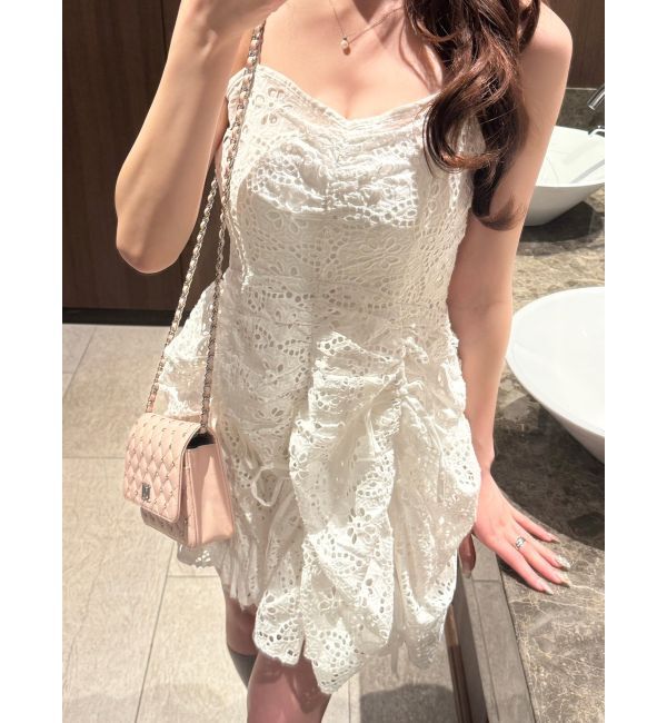 dazzlin「ギャザーリボンミニワンピース」|ワンピース|