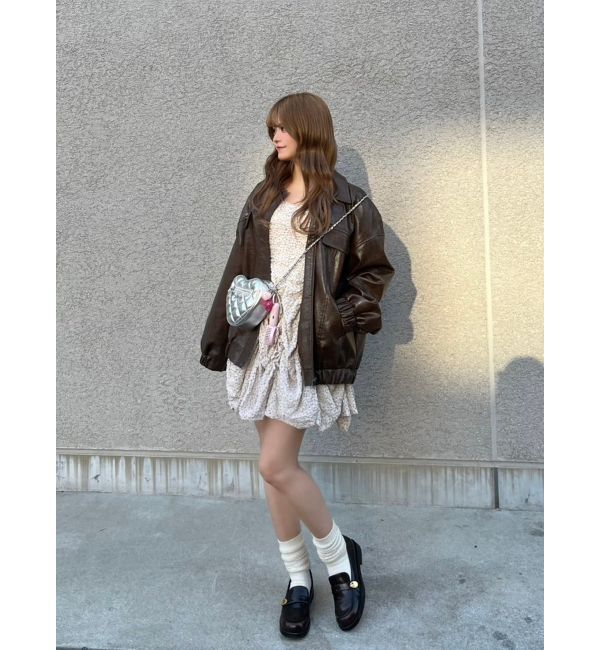 dazzlin「ギャザーリボンミニワンピース」|ワンピース|