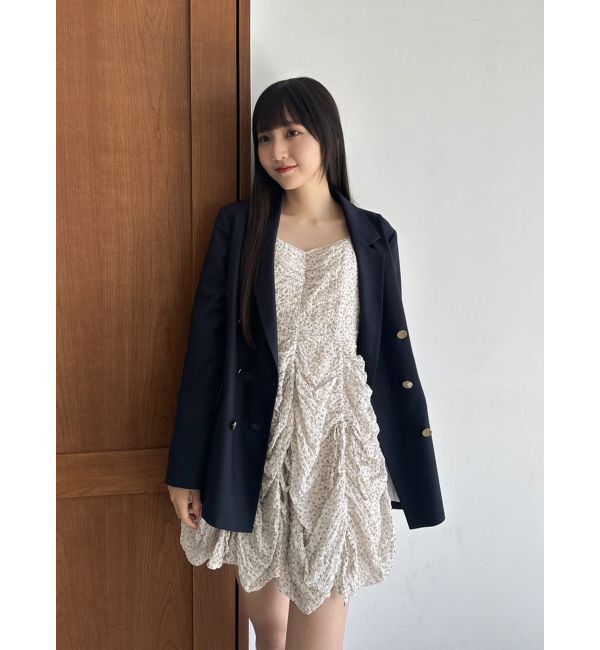 dazzlin「ギャザーリボンミニワンピース」|ワンピース|