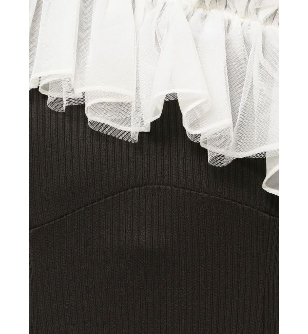 dazzlin「クロスフリルカットワンピース」|ワンピース|