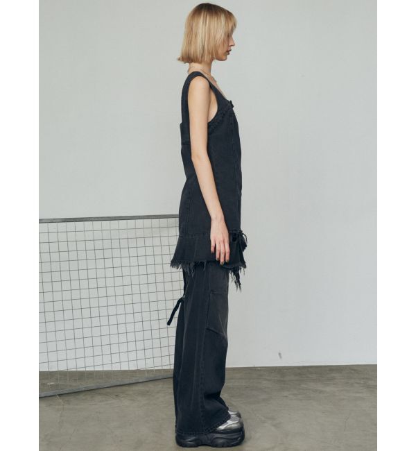 EMODA「アシンメトリーデニムミニワンピース」|ワンピース|