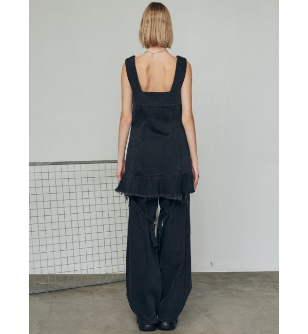 EMODA「アシンメトリーデニムミニワンピース」|ワンピース|