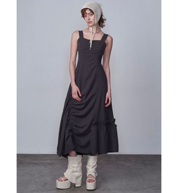 EMODA「アシンメトリードローマキシワンピース」|ワンピース|