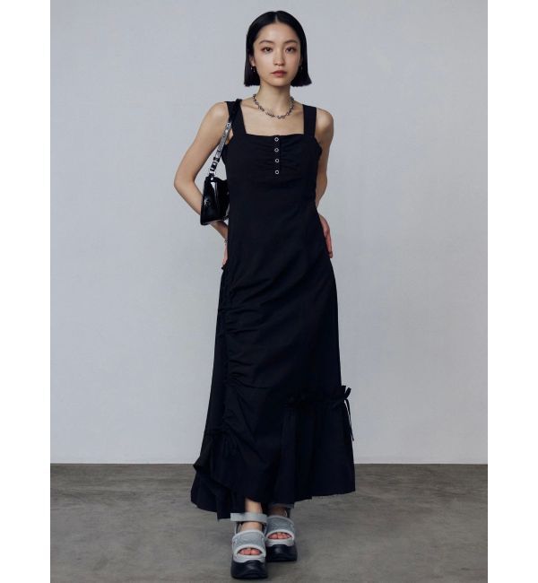 EMODA「アシンメトリードローマキシワンピース」|ワンピース|