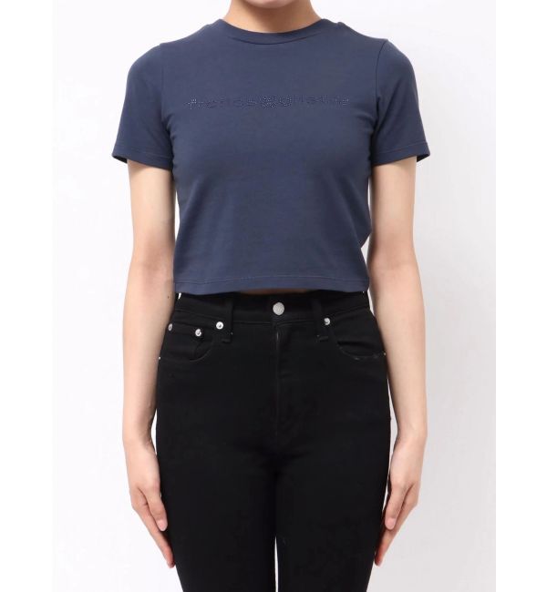 EMODA「ミニマルフィットストーントップ」|Tシャツ・カットソー|ネイビー