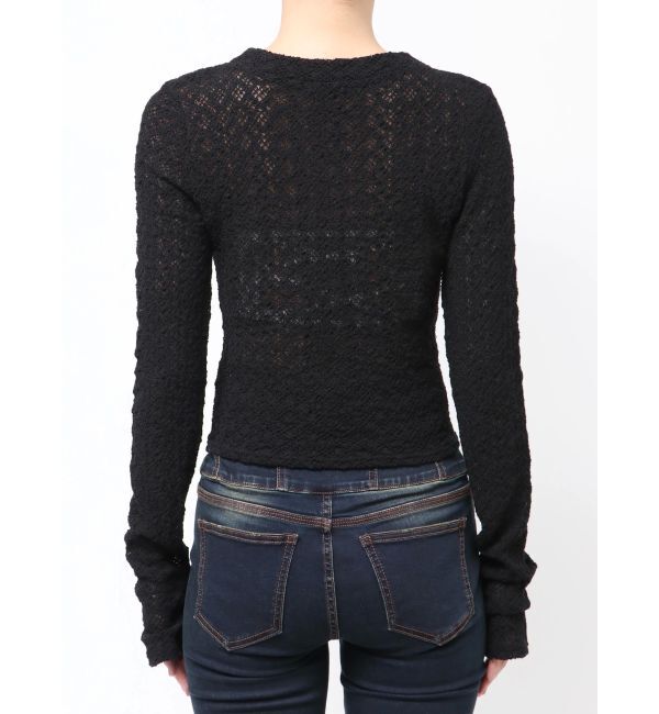 EMODA「フロントボタンタイトップ」|Tシャツ・カットソー|