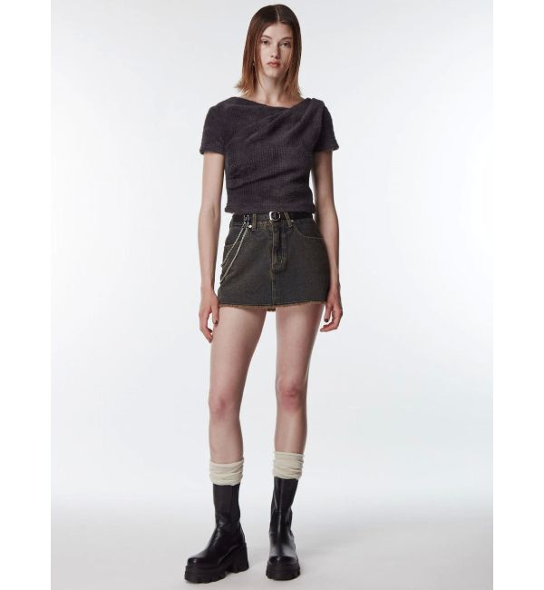 EMODA「テクスチャードレープトップ」|Tシャツ・カットソー|