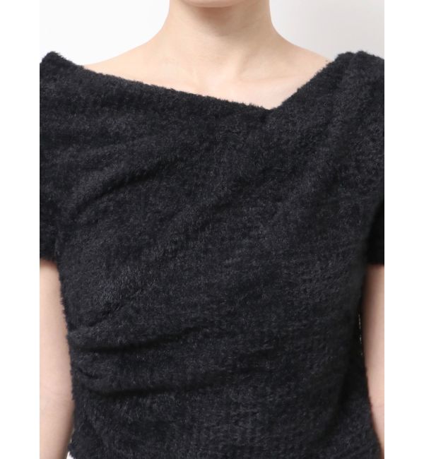 EMODA「テクスチャードレープトップ」|Tシャツ・カットソー|