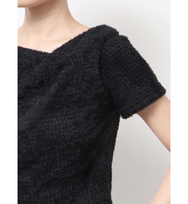 EMODA「テクスチャードレープトップ」|Tシャツ・カットソー|