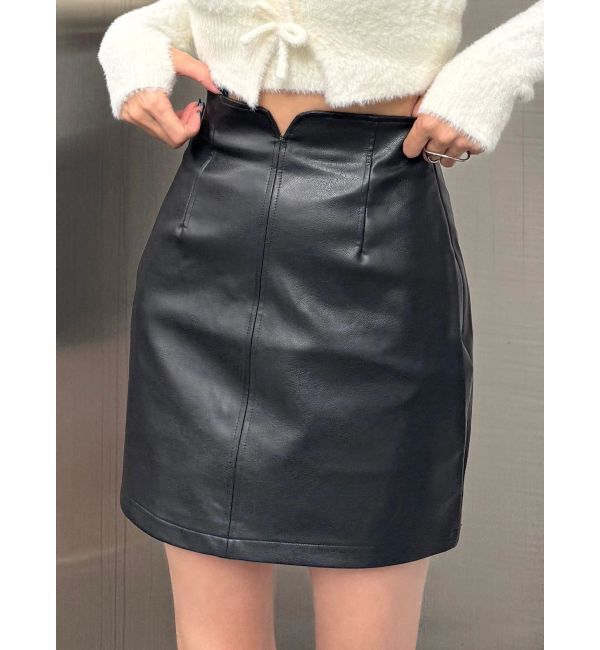 EMODA「カーブウエストミニスカート」|スカート|