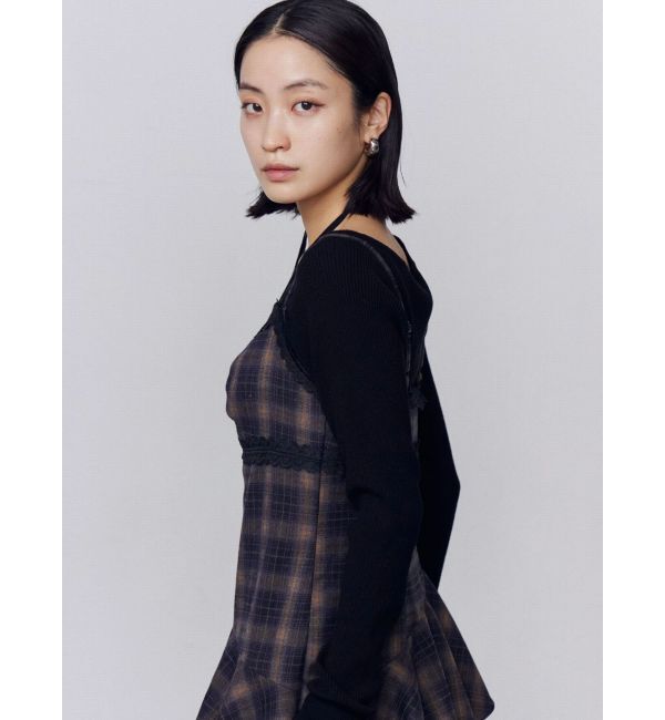 EMODA「アシンメトリーフリルマキシワンピース」|ワンピース|