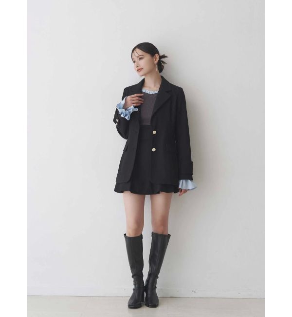 MERCURYDUO「フィットアンドフレアジャケット」|テーラードジャケット|