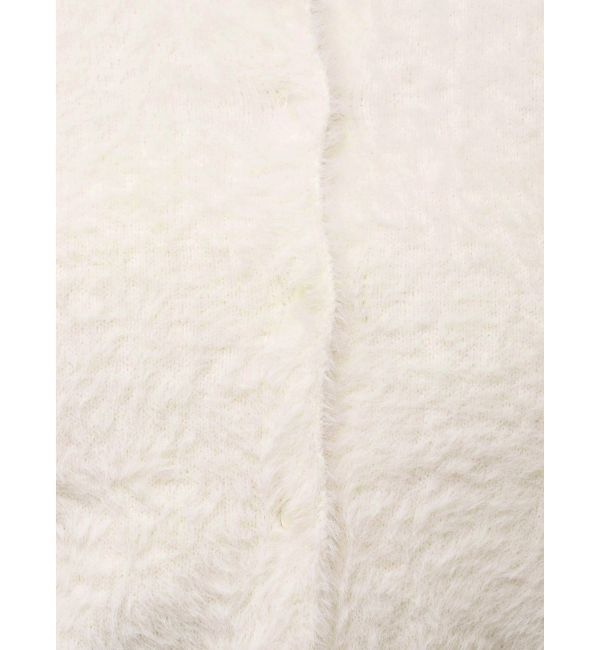 MERCURYDUO「ミニシャギークルーネックカーディガン」|カーディガン|