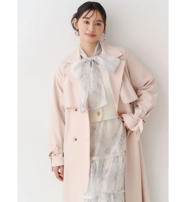MERCURYDUO「バックチュールトレンチコート」|トレンチコート|