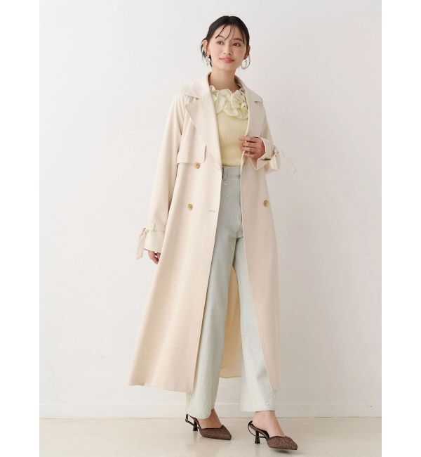MERCURYDUO「バックチュールトレンチコート」|トレンチコート|