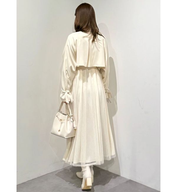 MERCURYDUO「バックチュールトレンチコート」|トレンチコート|