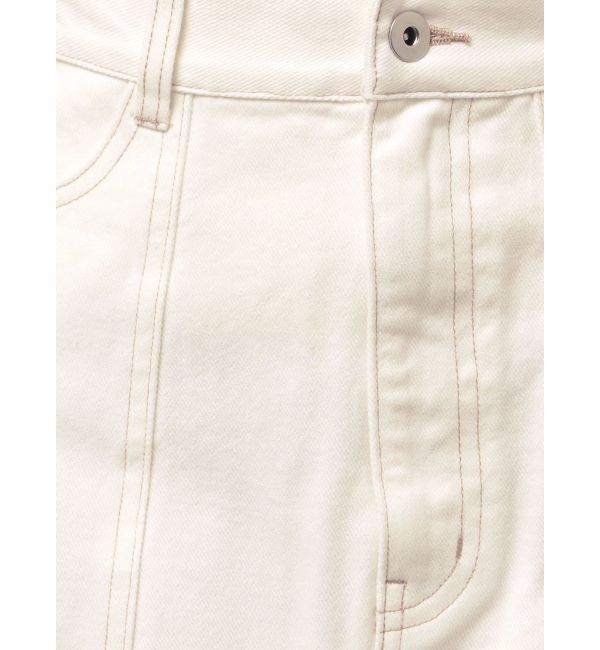 MERCURYDUO「デニムイレギュラーヘムフレアスカート」|スカート|