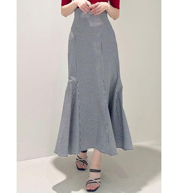 MERCURYDUO「バックレースアップストレッチマーメイドスカート」|スカート|