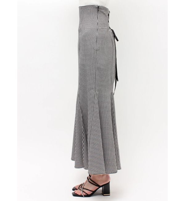 MERCURYDUO「バックレースアップストレッチマーメイドスカート」|スカート|