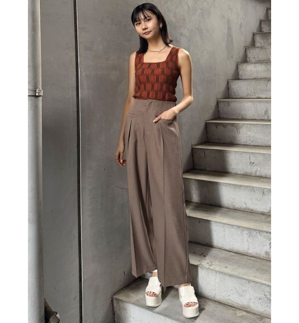 MURUA「パイピングポケットセンタープレスパンツ」|その他|