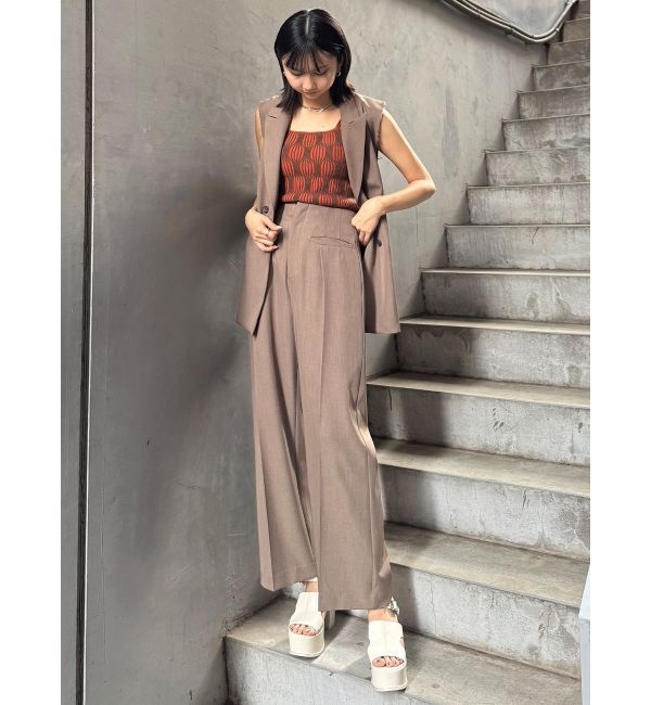 MURUA「パイピングポケットセンタープレスパンツ」|その他|